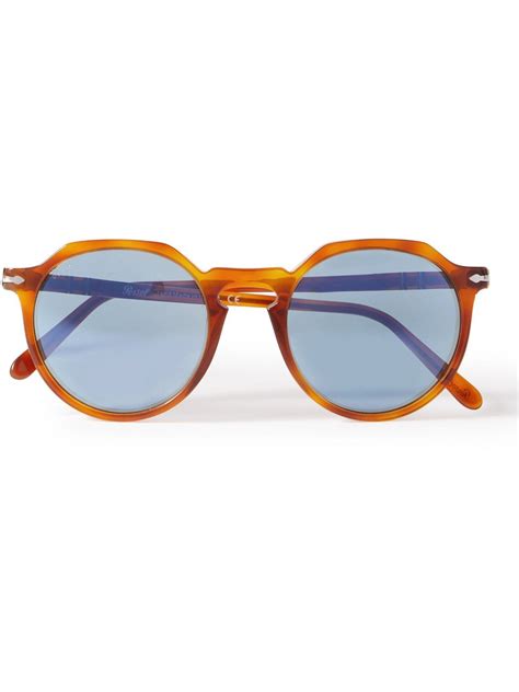 persol officina round sunglasses|persol sunglasses round face.